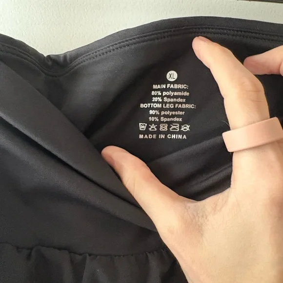 3 Piece Women's Black Running Shorts - Picture 3 of 9